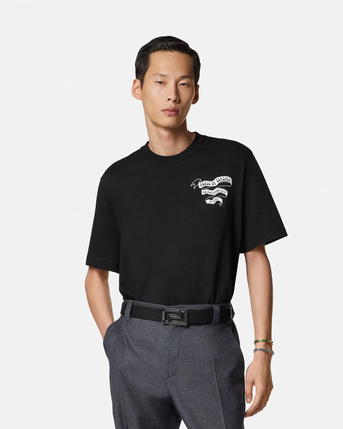 Printed Cotton-Jersey Regular T-Shirt - Image 2