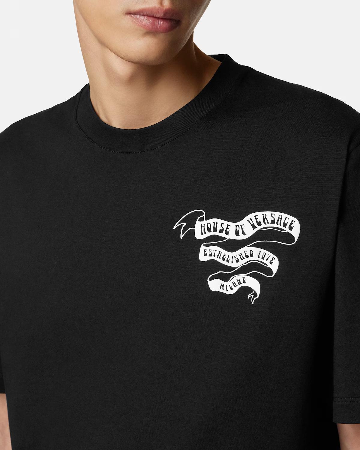Printed Cotton-Jersey Regular T-Shirt - Image 4