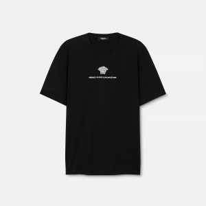 Embroidered Cotton-Jersey T-Shirt