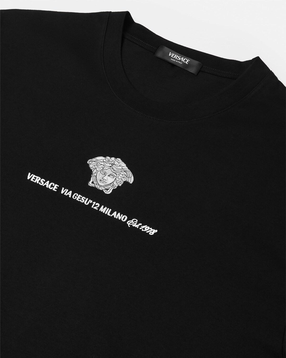 Embroidered Cotton-Jersey T-Shirt - Image 2