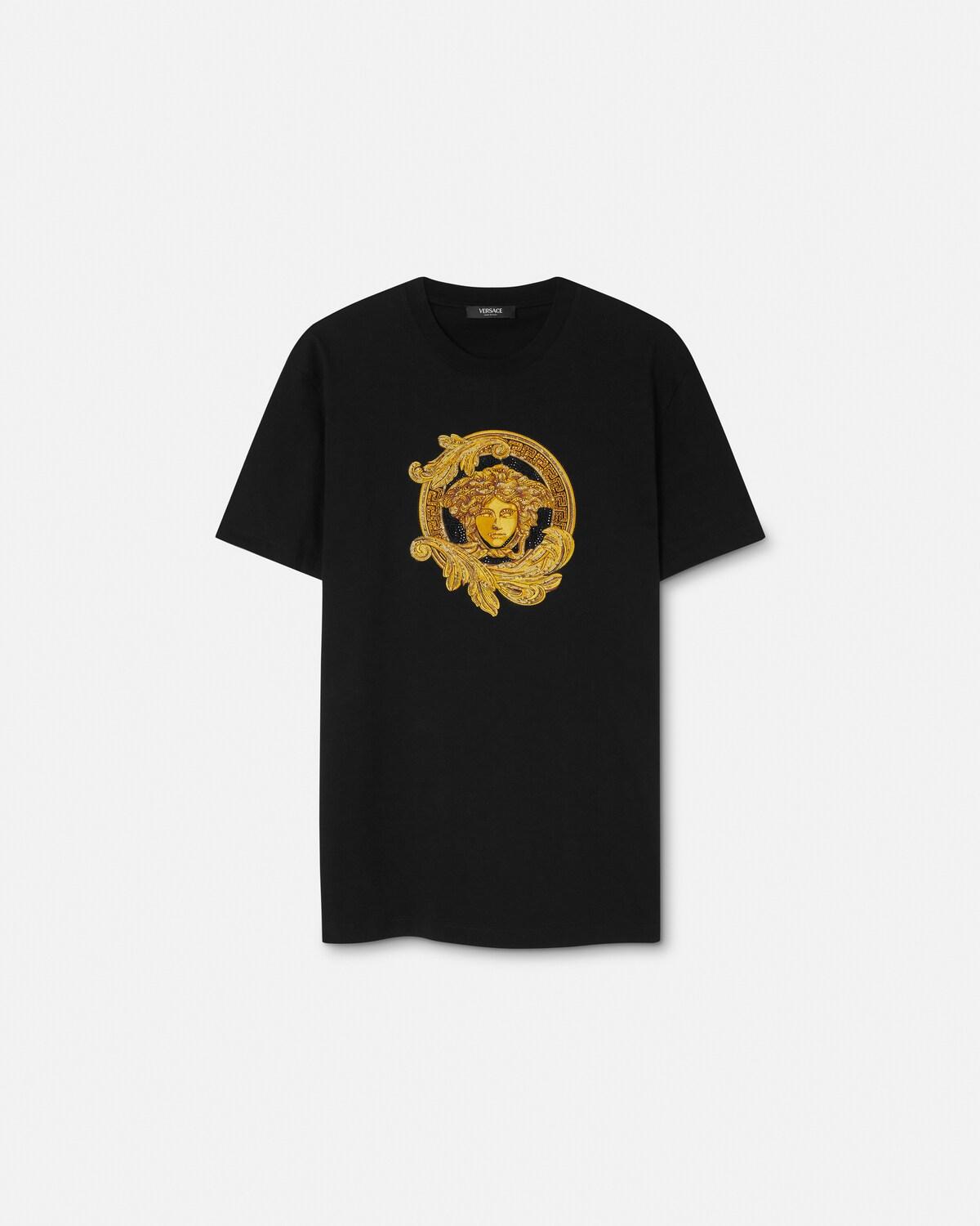 Embroidered Cotton-Jersey Slim T-Shirt