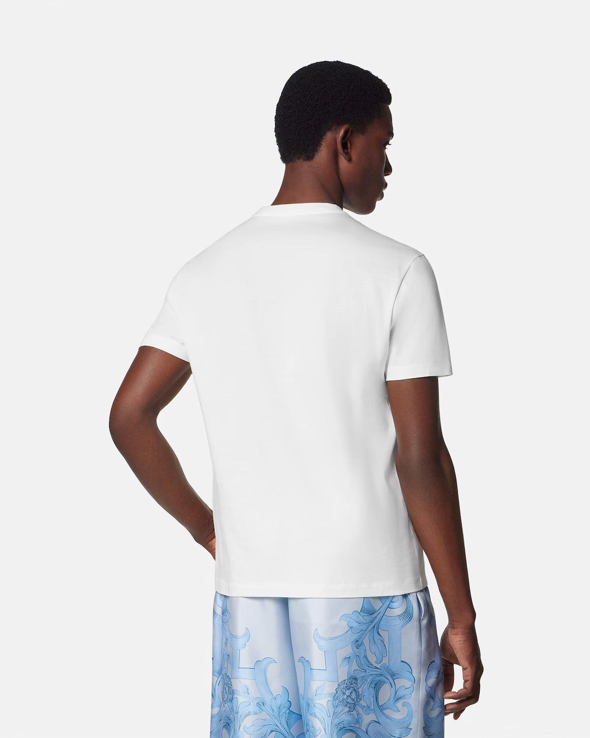 Embroidered Cotton-Jersey T-Shirt - Image 5