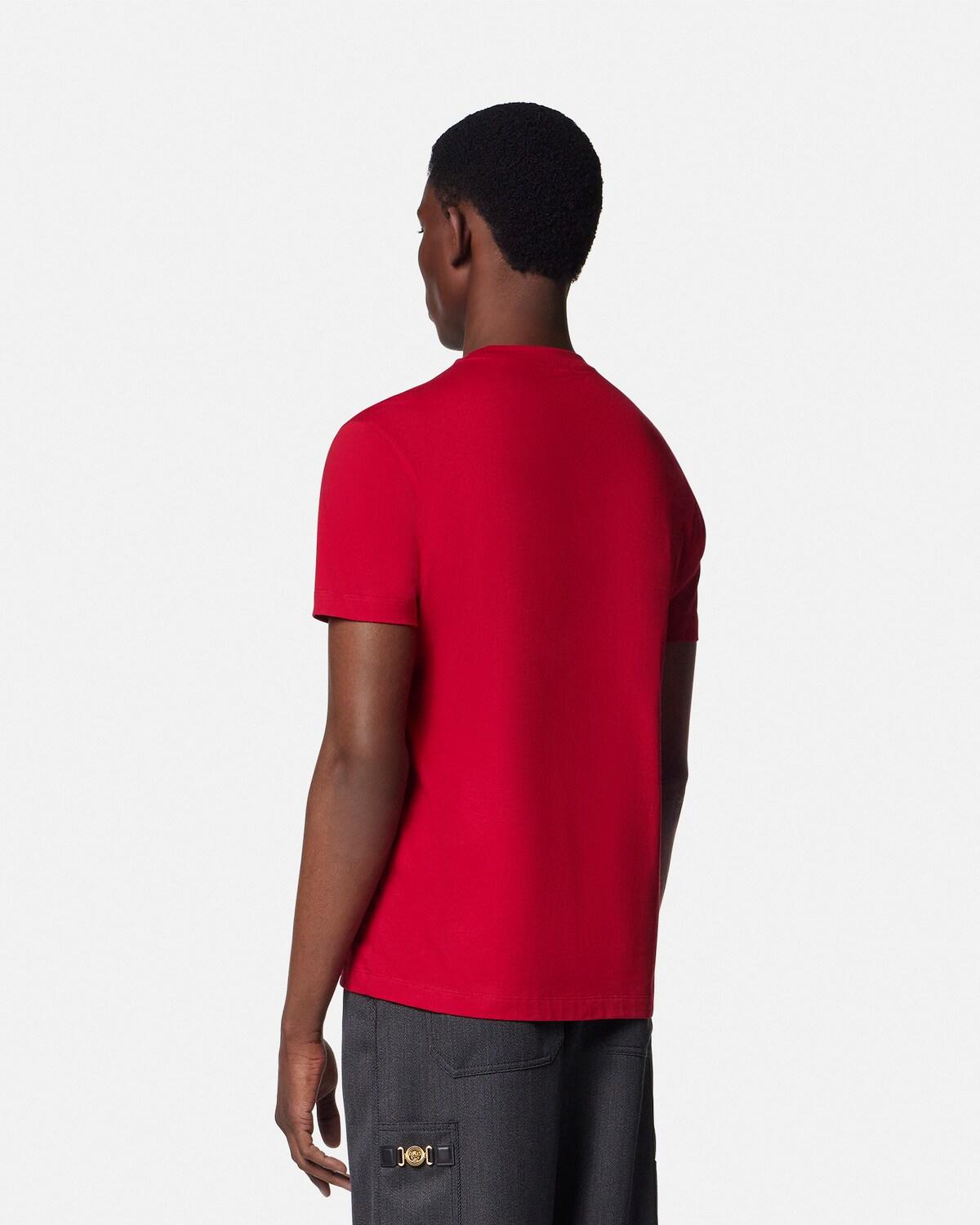 Embroidered Cotton-Jersey T-Shirt - Image 5