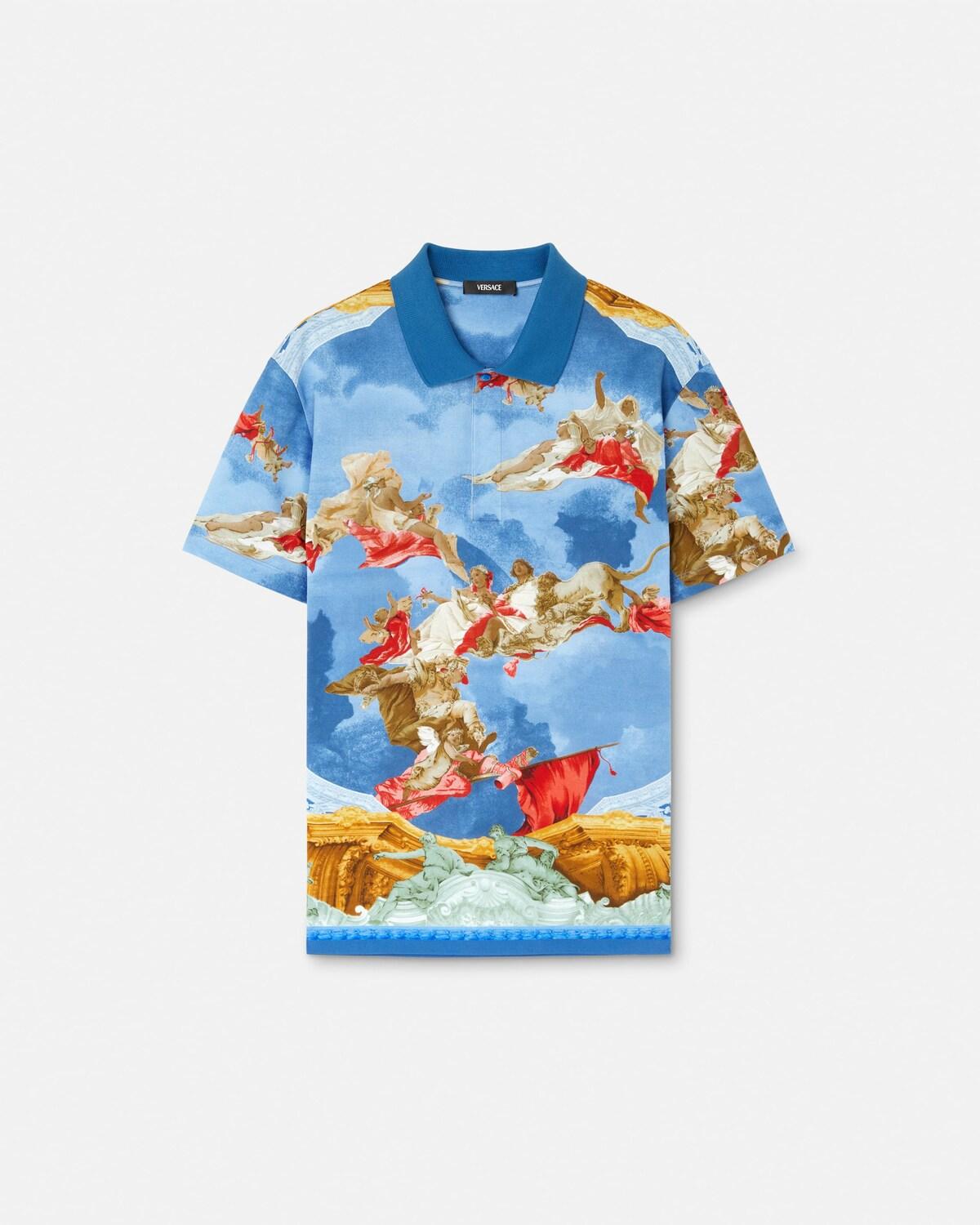 Printed Cotton Piqu?? Polo