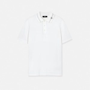 Embroidered Cotton Piqu?? Polo