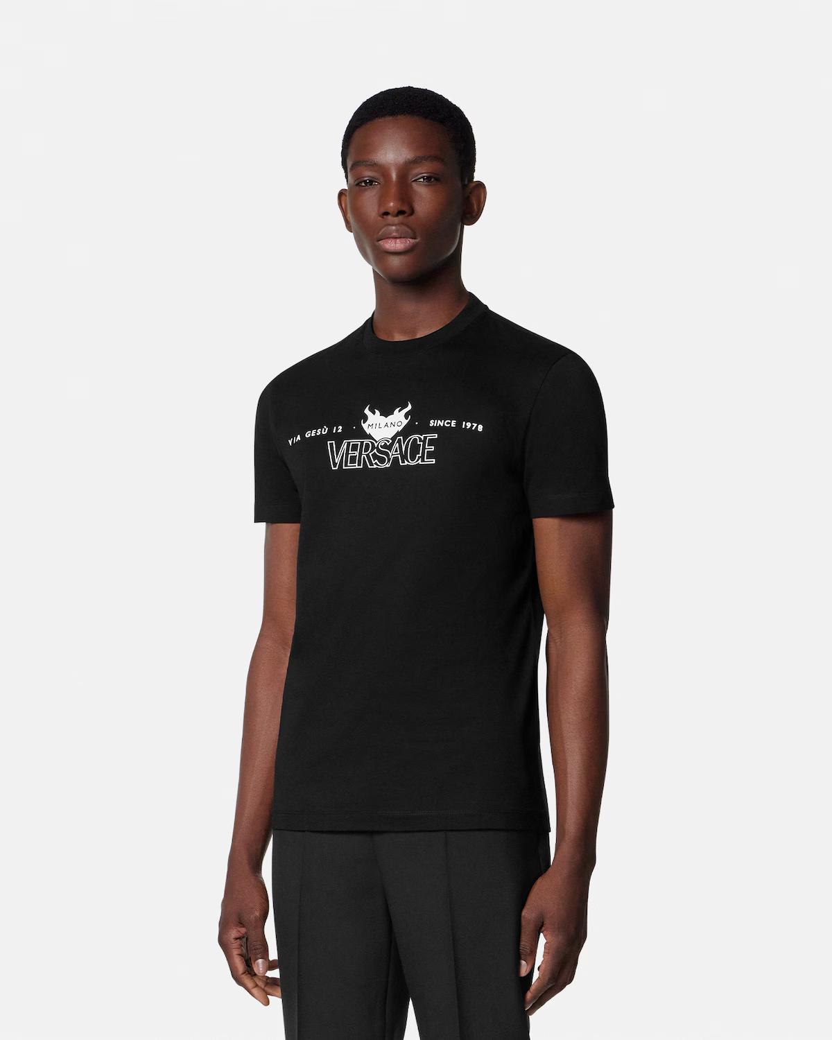 Printed Cotton-Jersey T-Shirt - Image 4