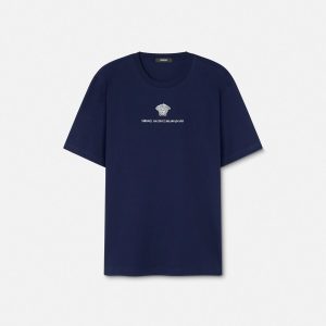 Embroidered Cotton-Jersey T-Shirt