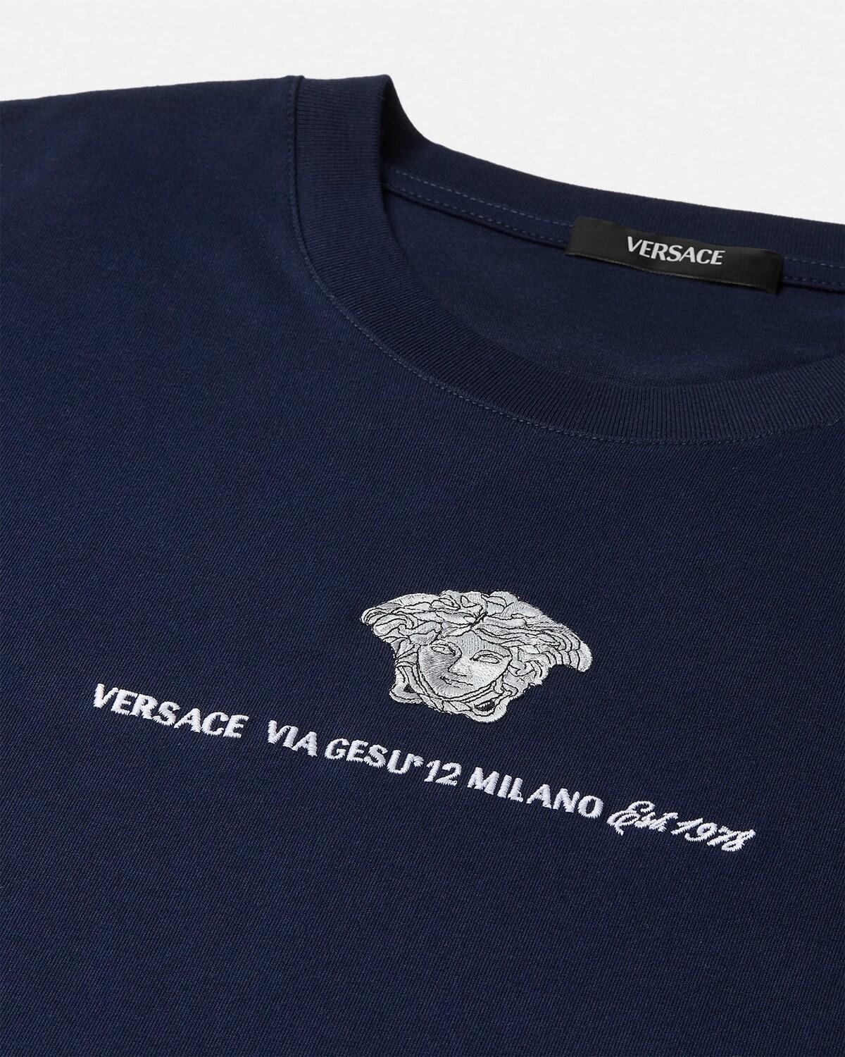 Embroidered Cotton-Jersey T-Shirt - Image 2