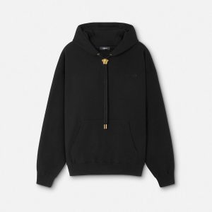 Embroidered Cotton-Jersey Hoodie