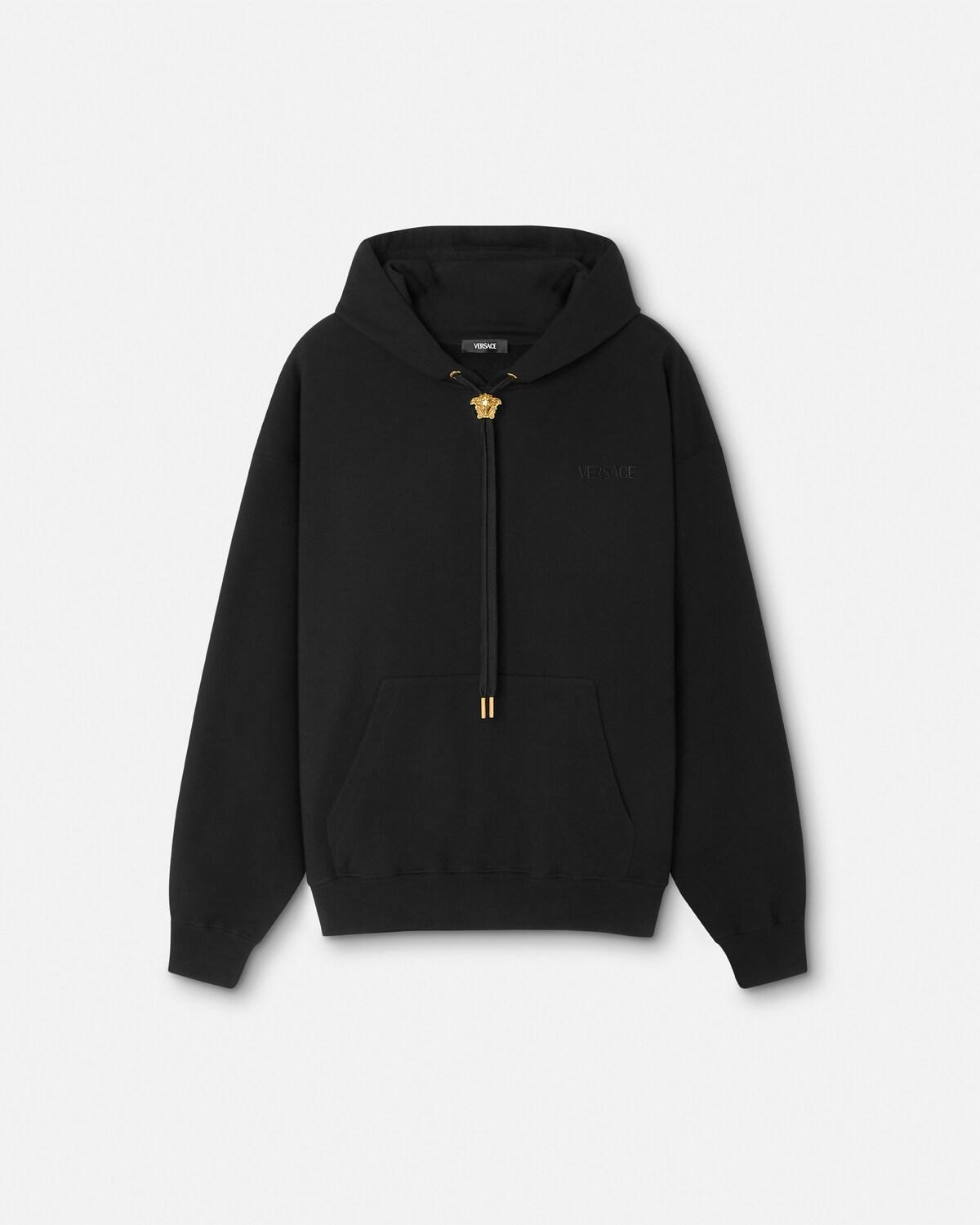 Embroidered Cotton-Jersey Hoodie