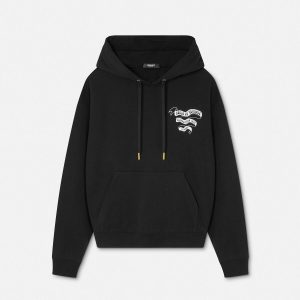 Printed Cotton-Jersey Hoodie