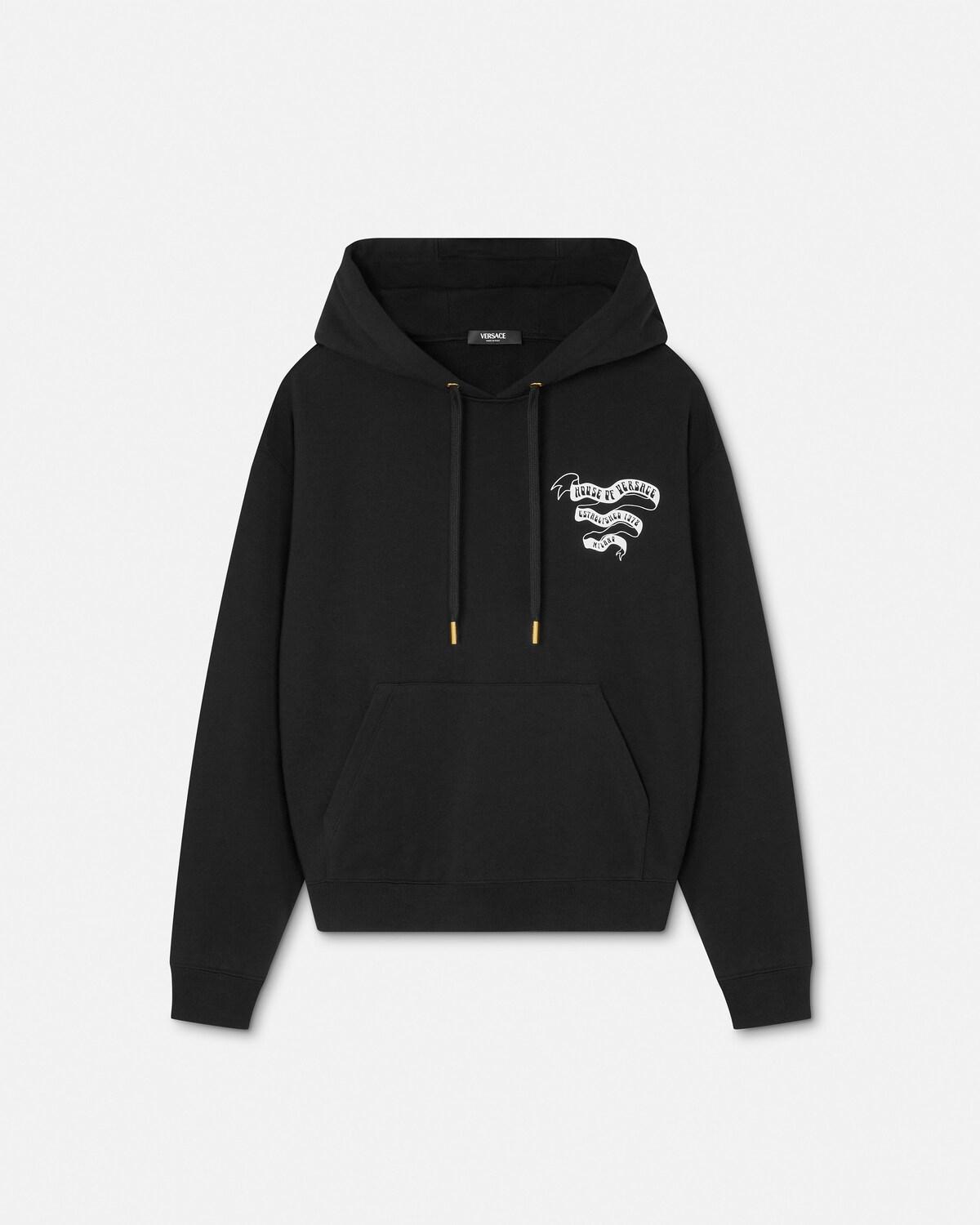 Printed Cotton-Jersey Hoodie