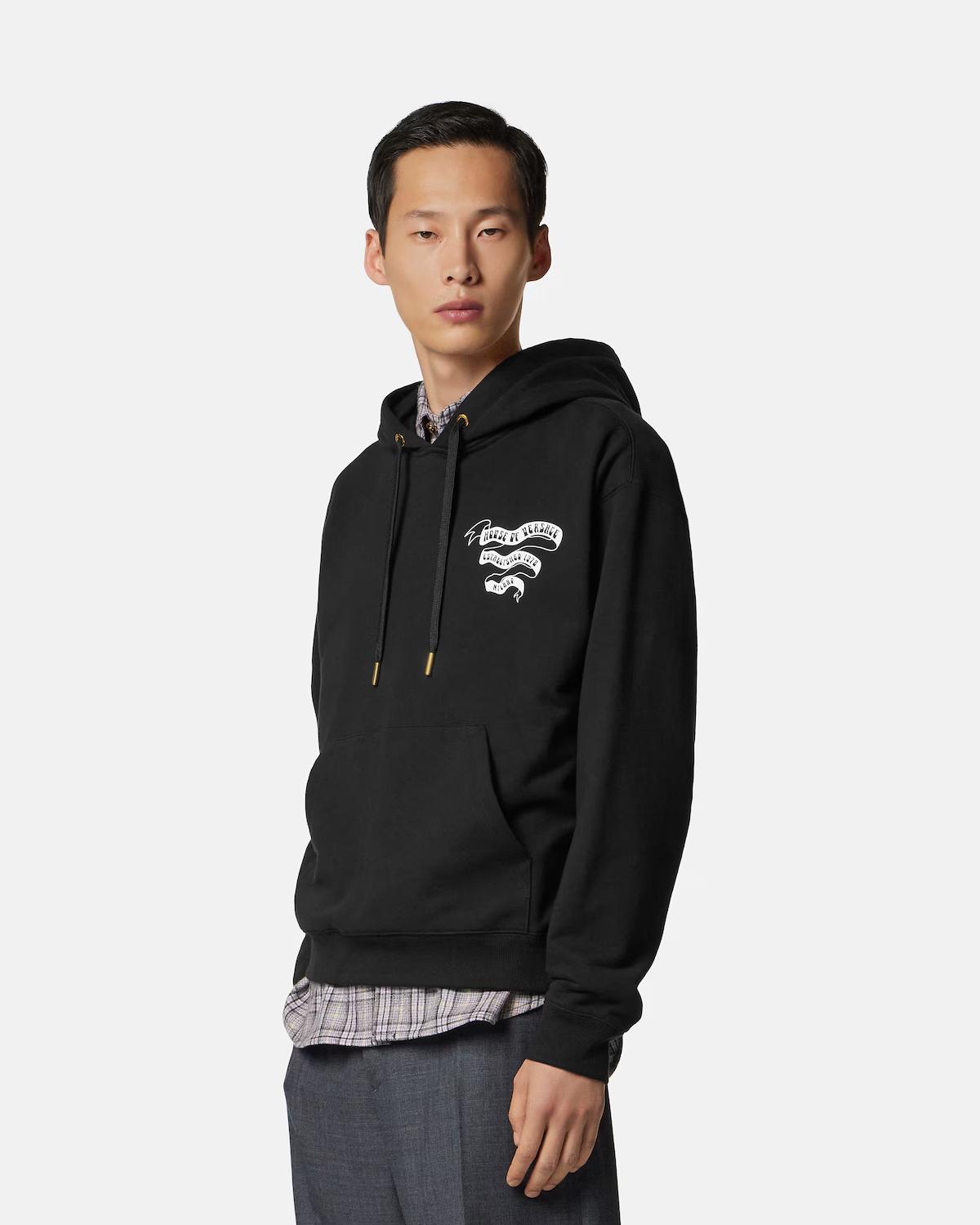 Printed Cotton-Jersey Hoodie - Image 2