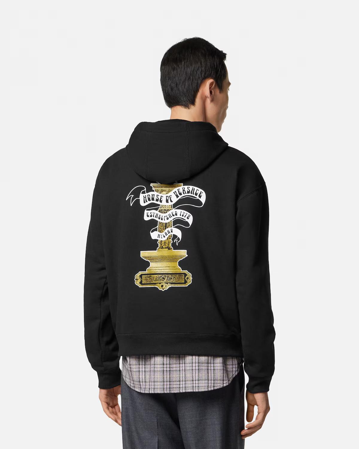 Printed Cotton-Jersey Hoodie - Image 3