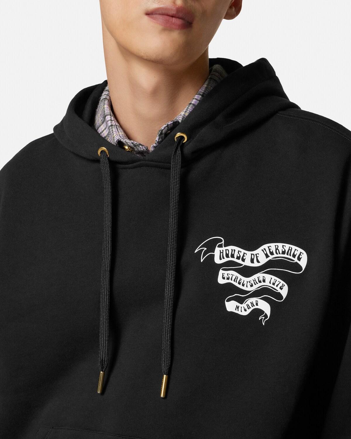 Printed Cotton-Jersey Hoodie - Image 4