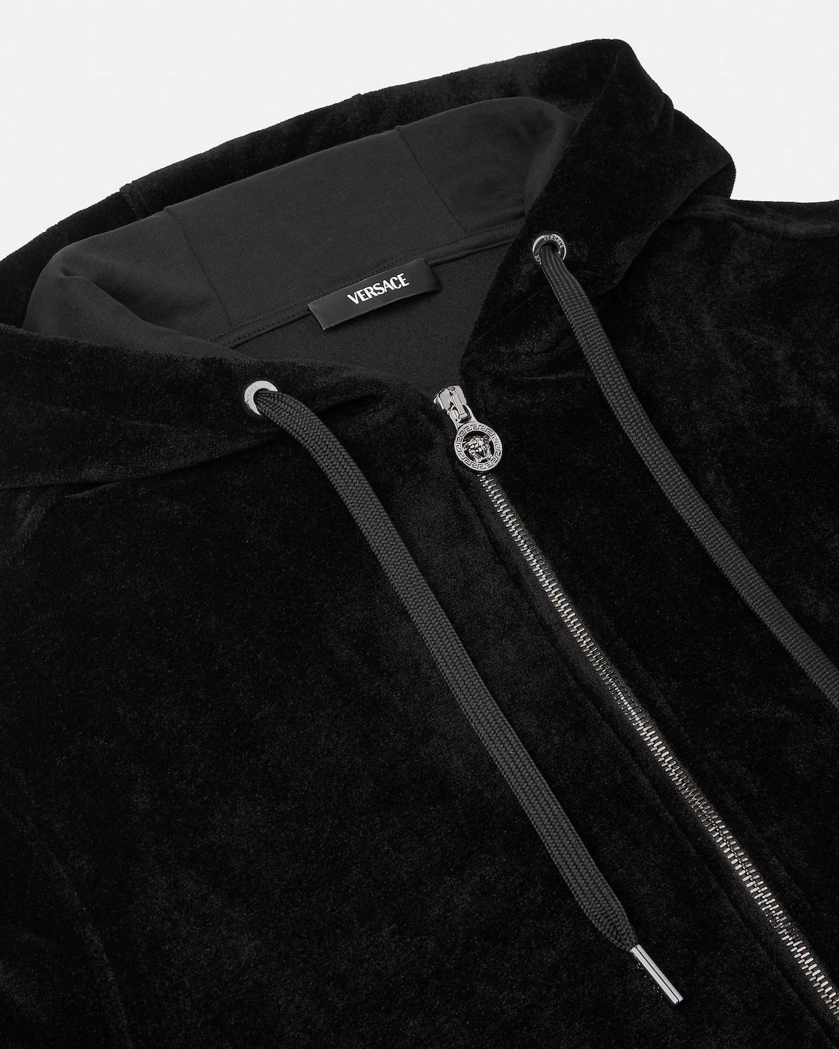 Embroidered Chenille Zip Hoodie - Image 2