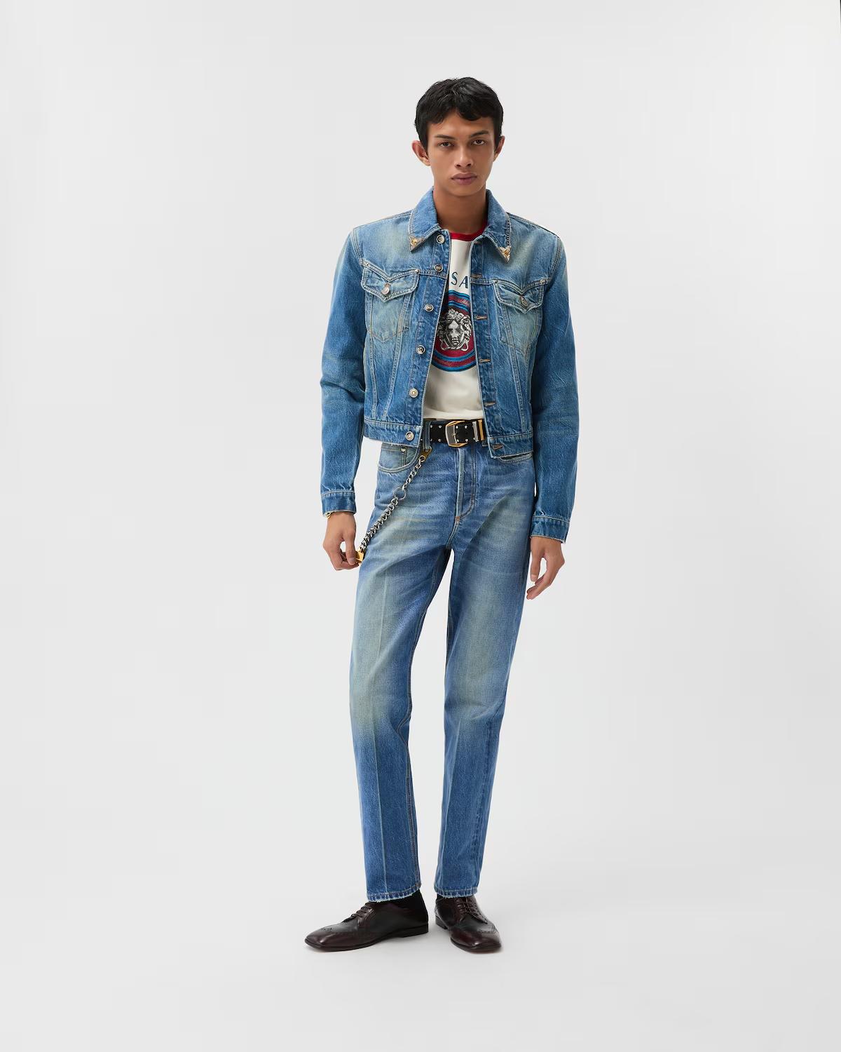 Distressed Straight Jeans - Image 2