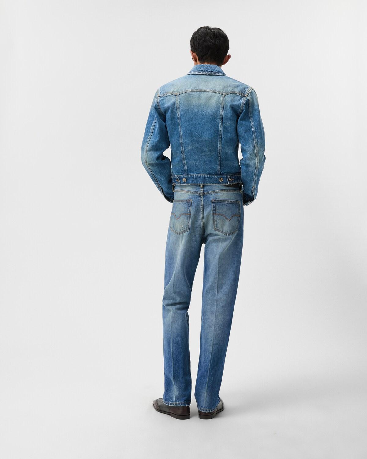 Distressed Straight Jeans - Image 3