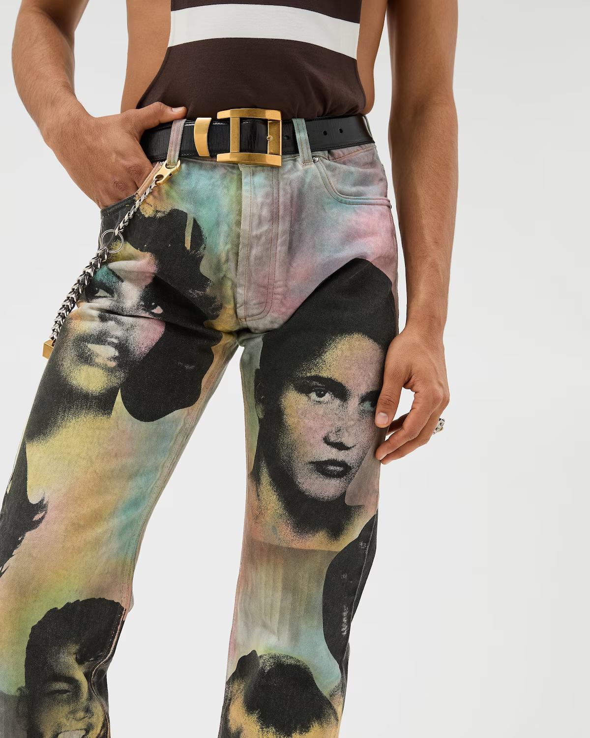 Printed Regular Jeans - Image 5