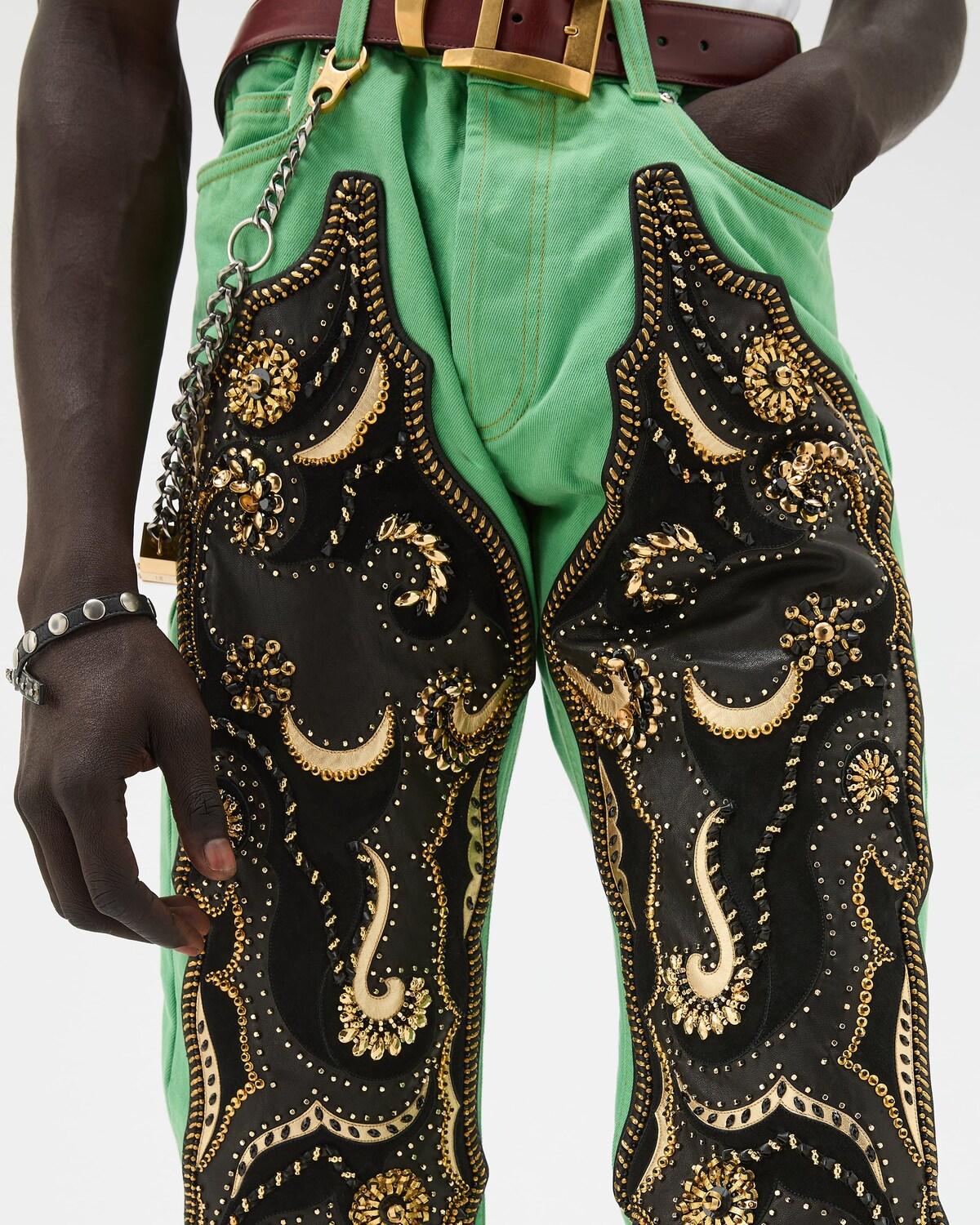 Embroidered Straight Jeans - Image 5
