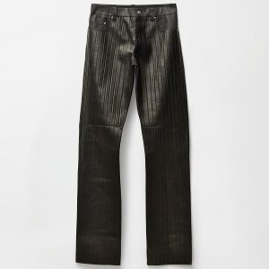 Embossed Leather Pants