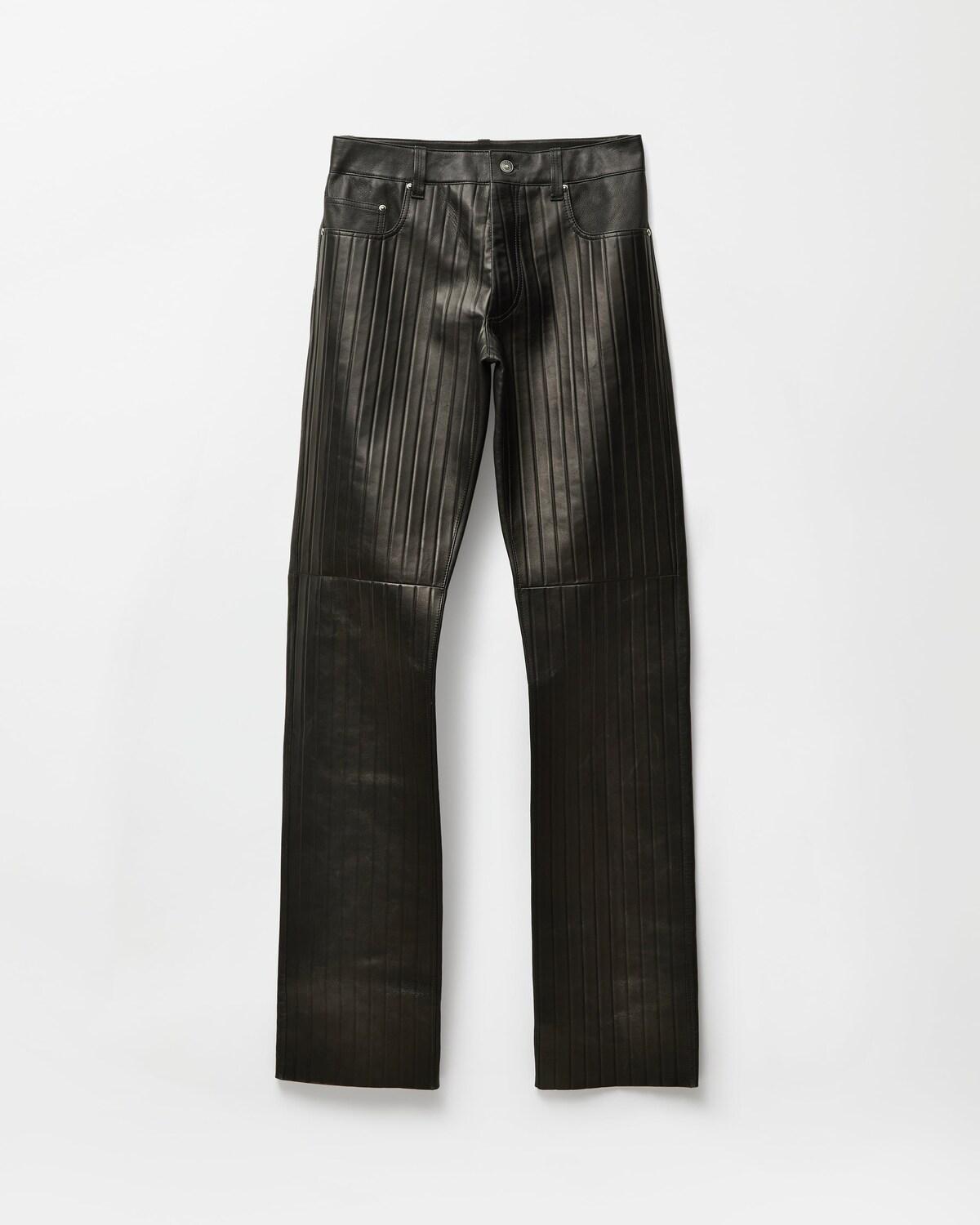 Embossed Leather Pants