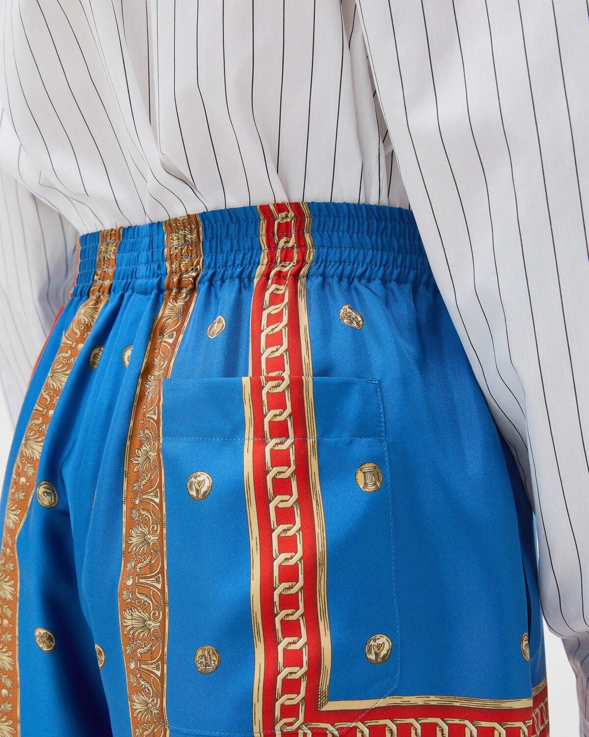 Printed Silk Twill Shorts - Image 5