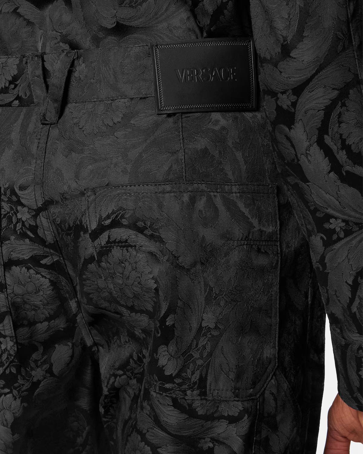 Jacquard Cotton Carpenter Pants - Image 3