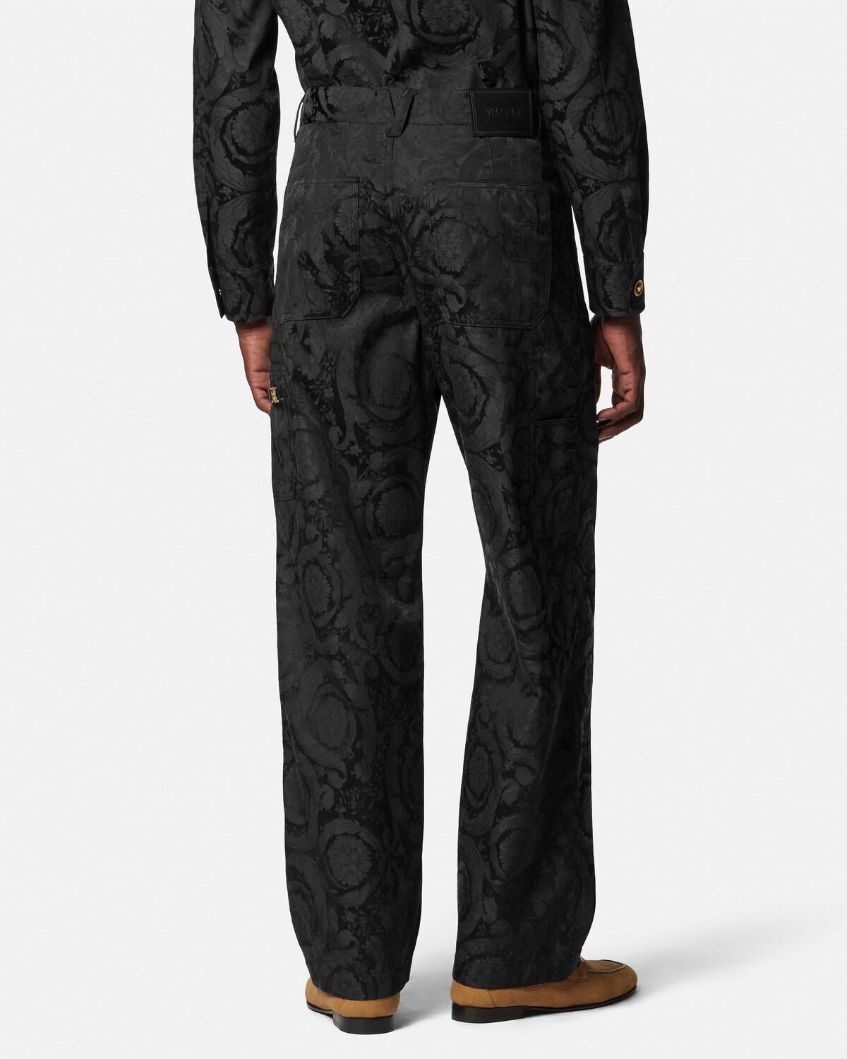 Jacquard Cotton Carpenter Pants - Image 5