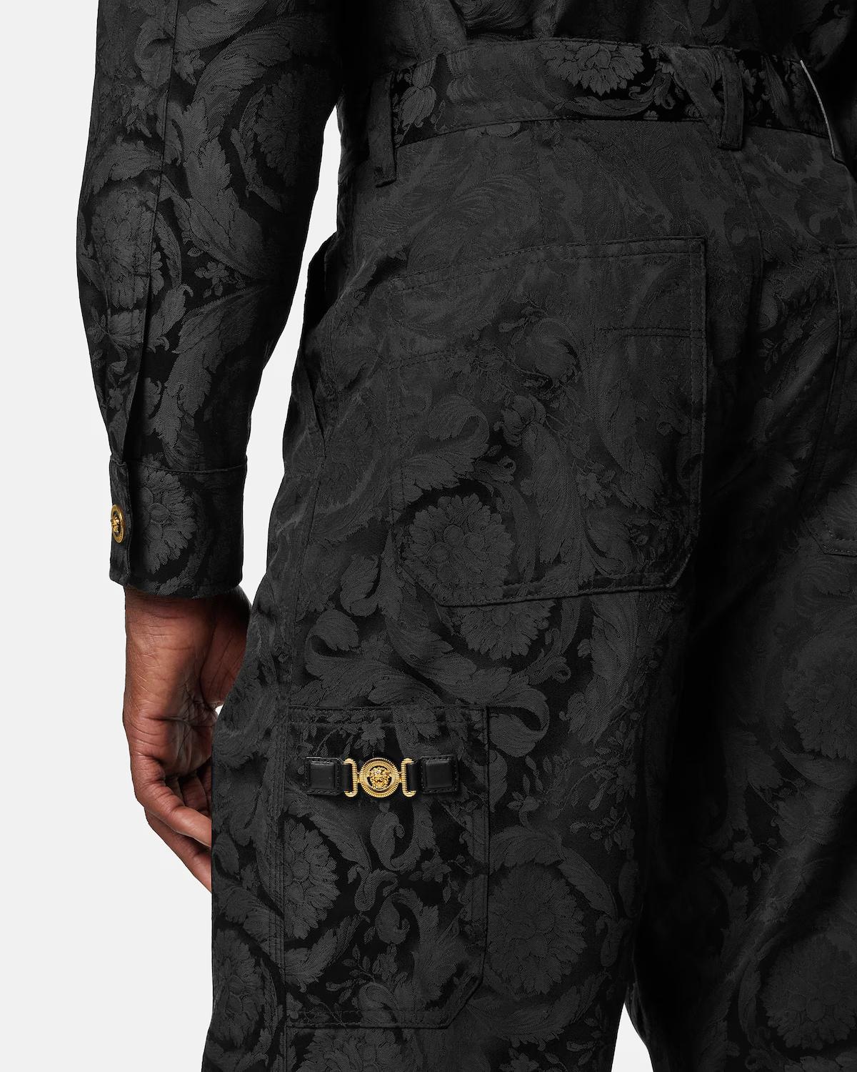 Jacquard Cotton Carpenter Pants - Image 6