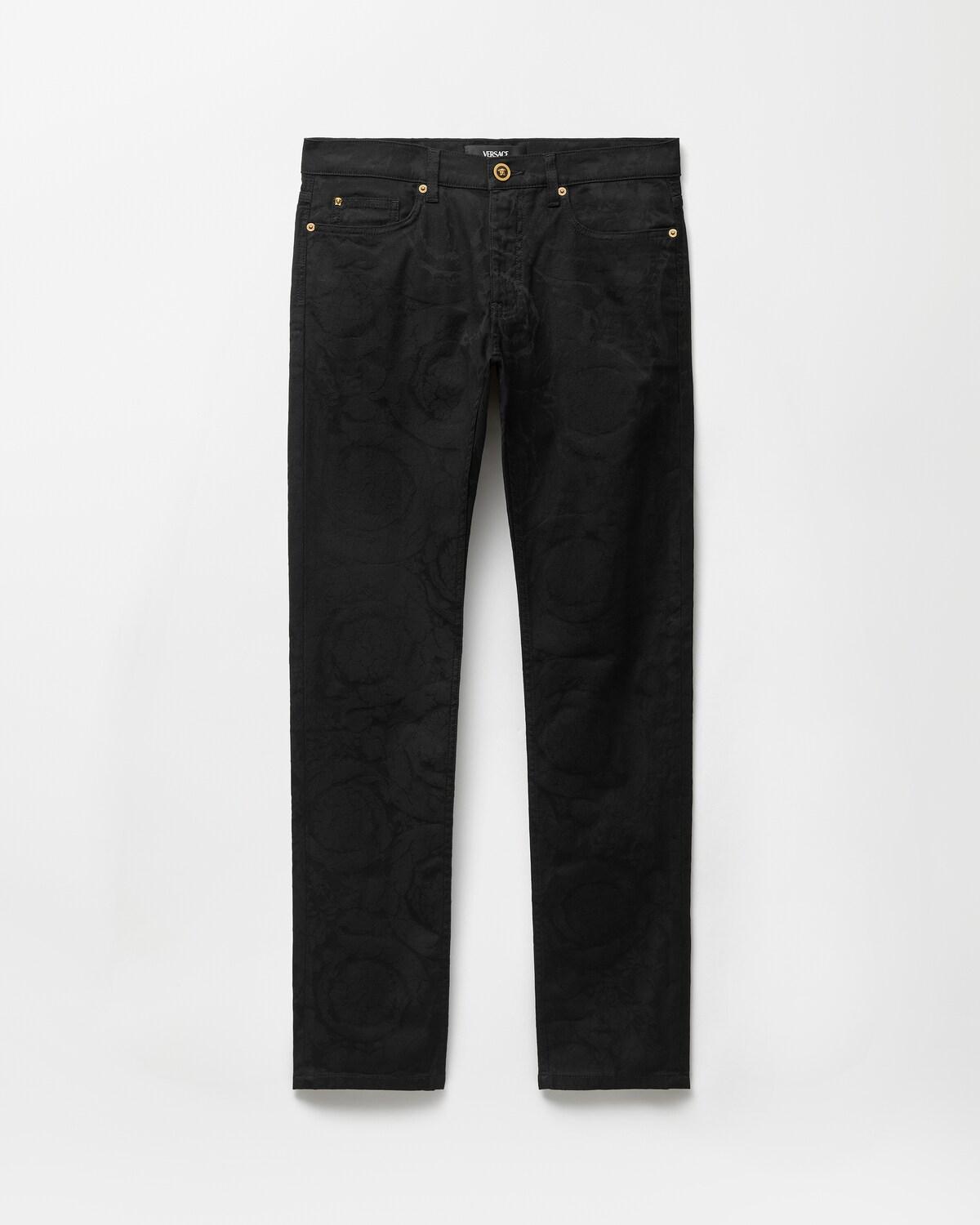 Jacquard Slim Jeans