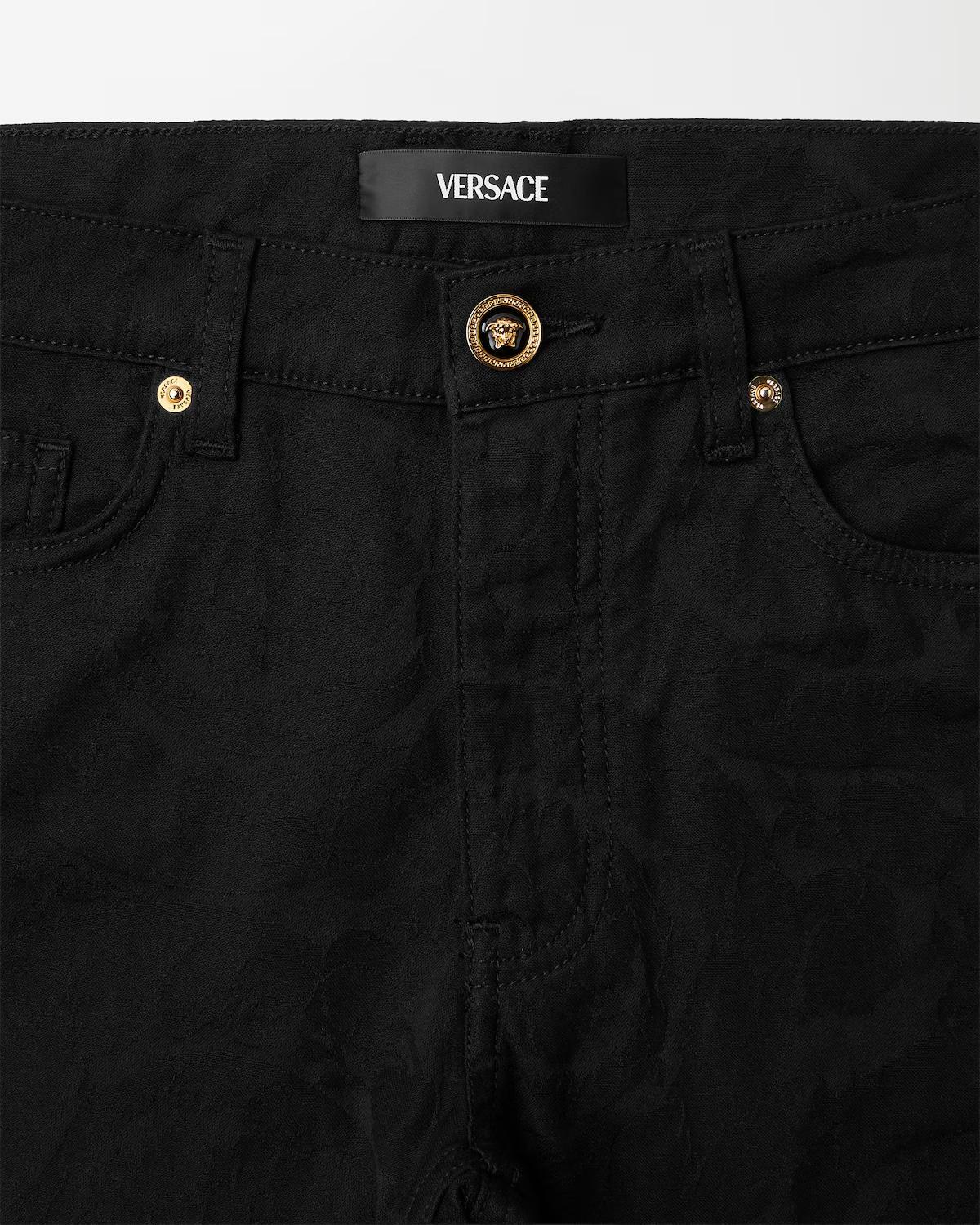 Jacquard Slim Jeans - Image 2