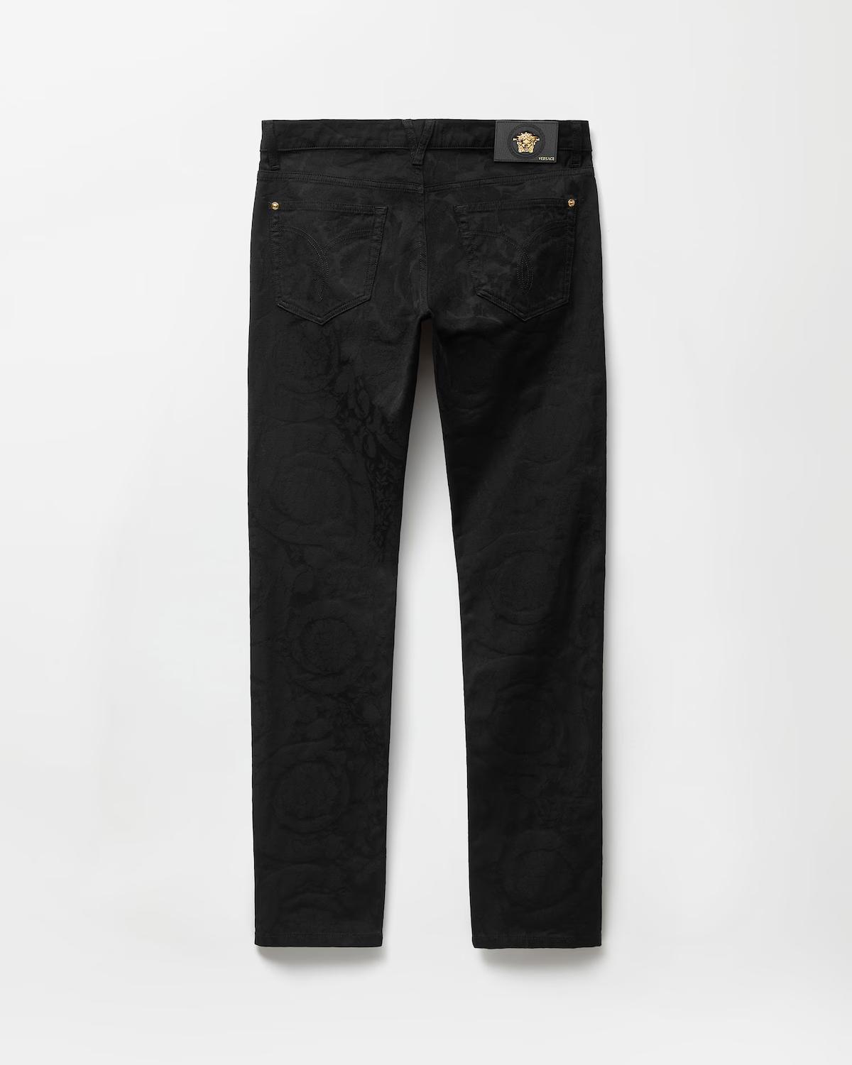 Jacquard Slim Jeans - Image 3
