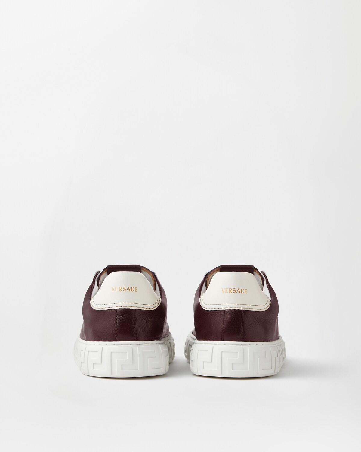 Greca Leather Sneakers - Image 6