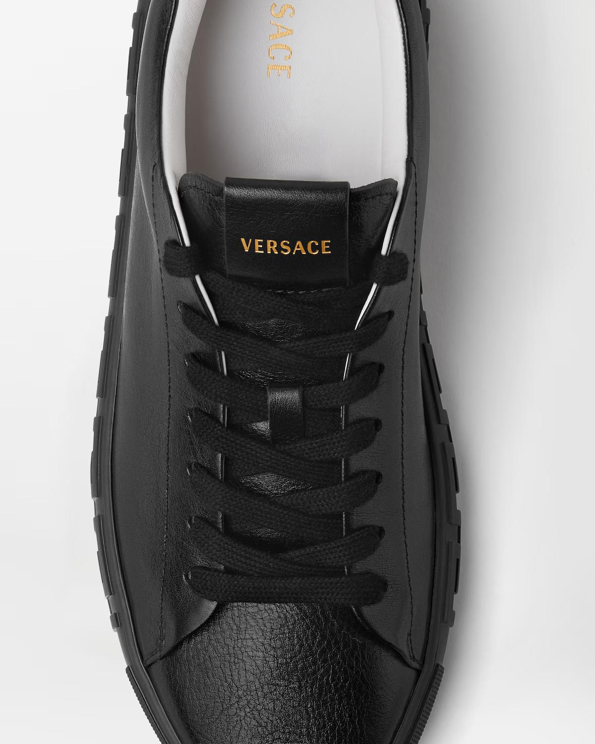 Greca Leather Sneakers - Image 7