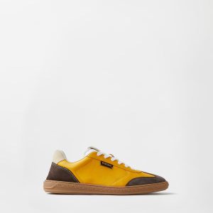 Greca Court Nappa & Suede Sneakers