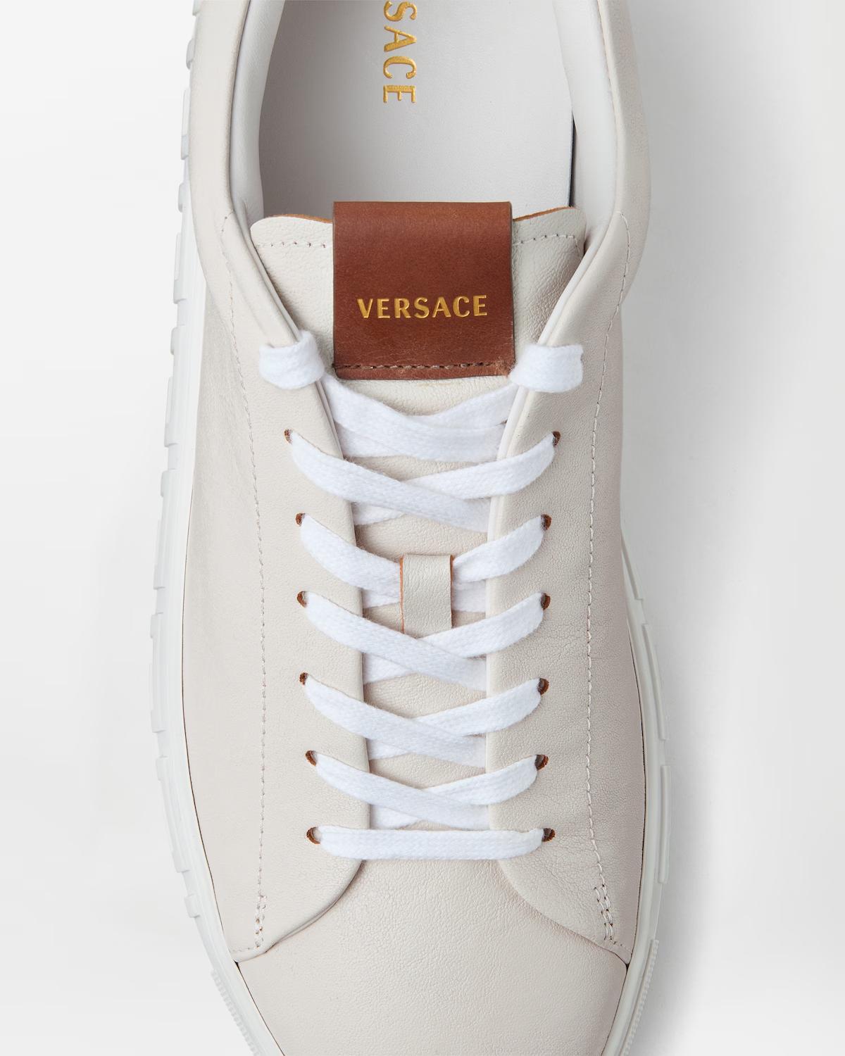 Greca Leather Sneakers - Image 6