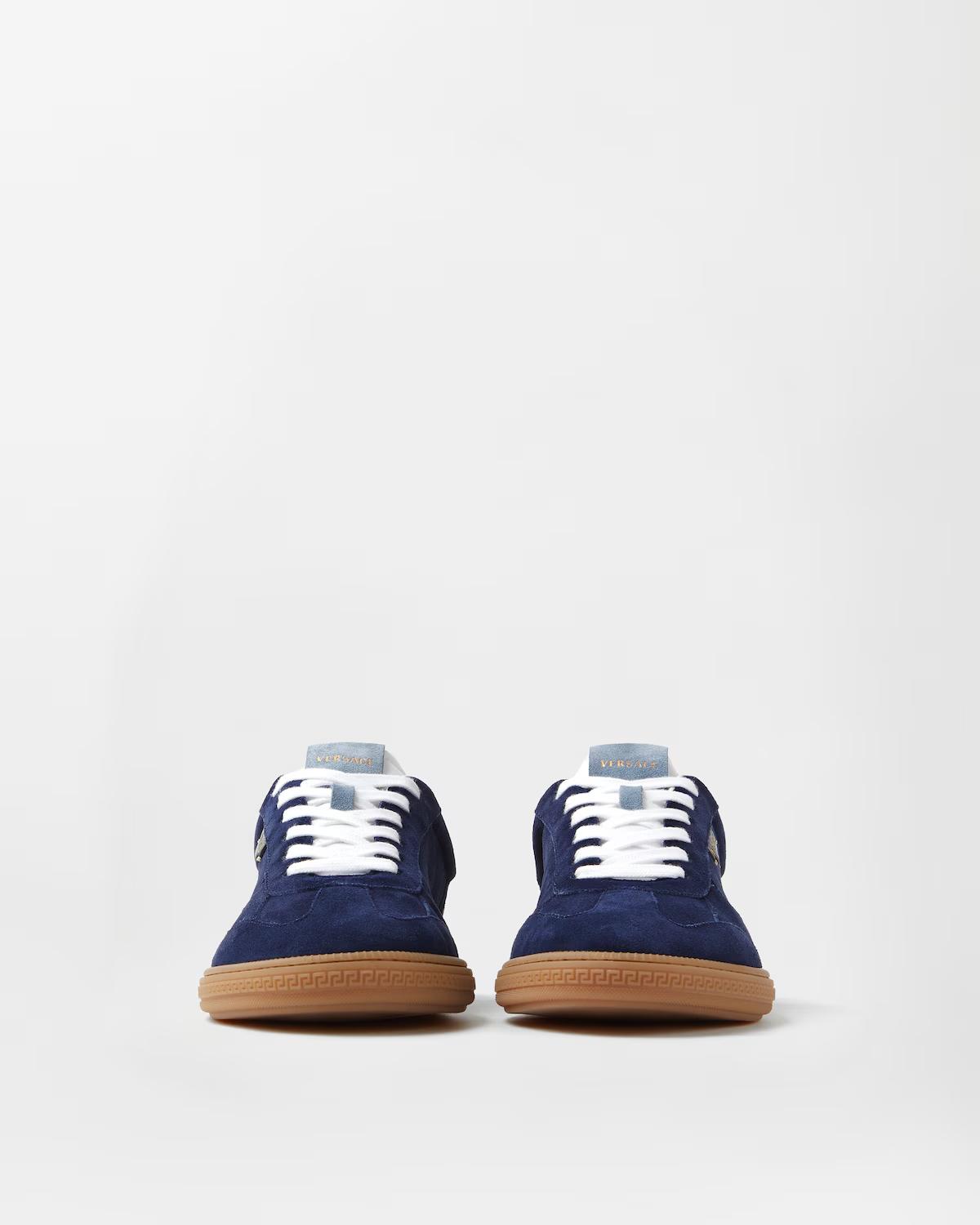 Greca Court Suede Sneakers - Image 4