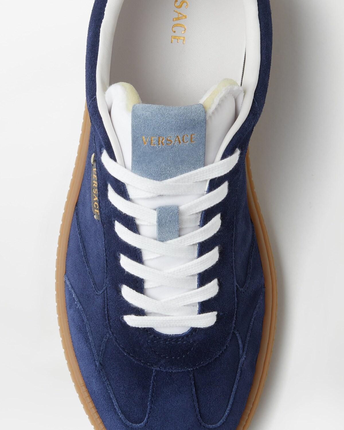 Greca Court Suede Sneakers - Image 7