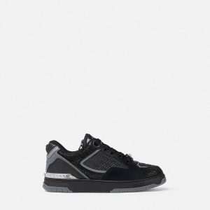 Biggie Basket Embellished Leather Sneakers