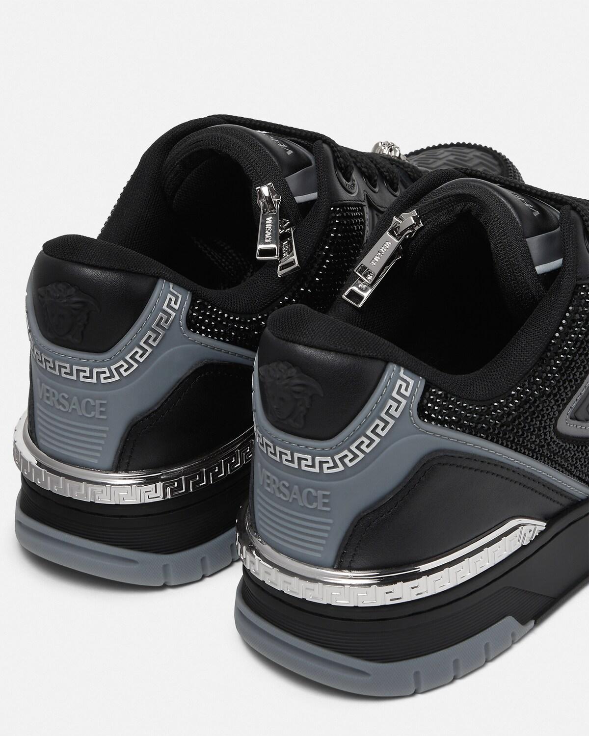 Biggie Basket Embellished Leather Sneakers - Image 5