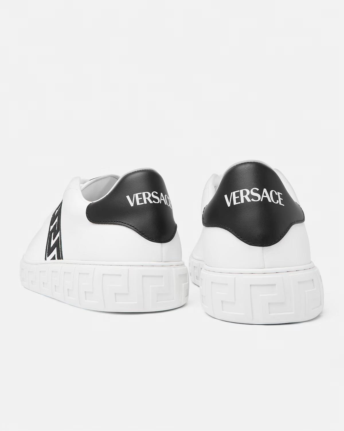 Greca Embroidered Nylon Sneakers - Image 6