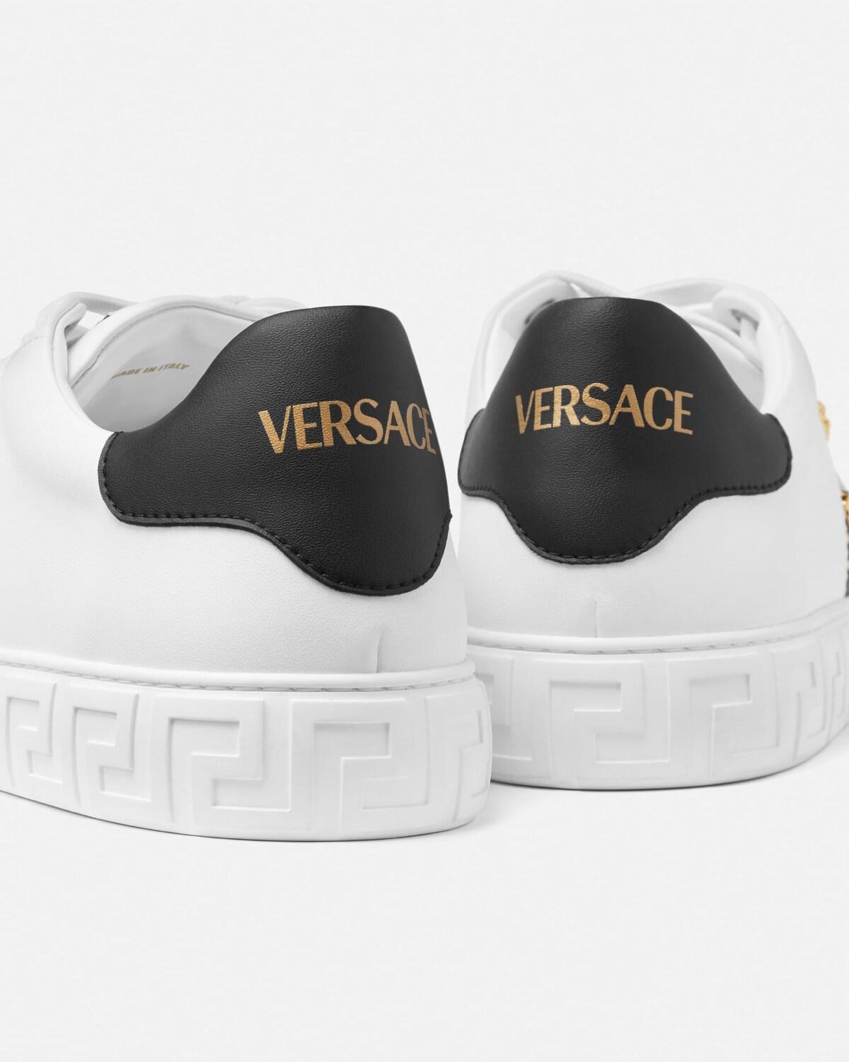 Greca Embellished Nylon Sneakers - Image 6