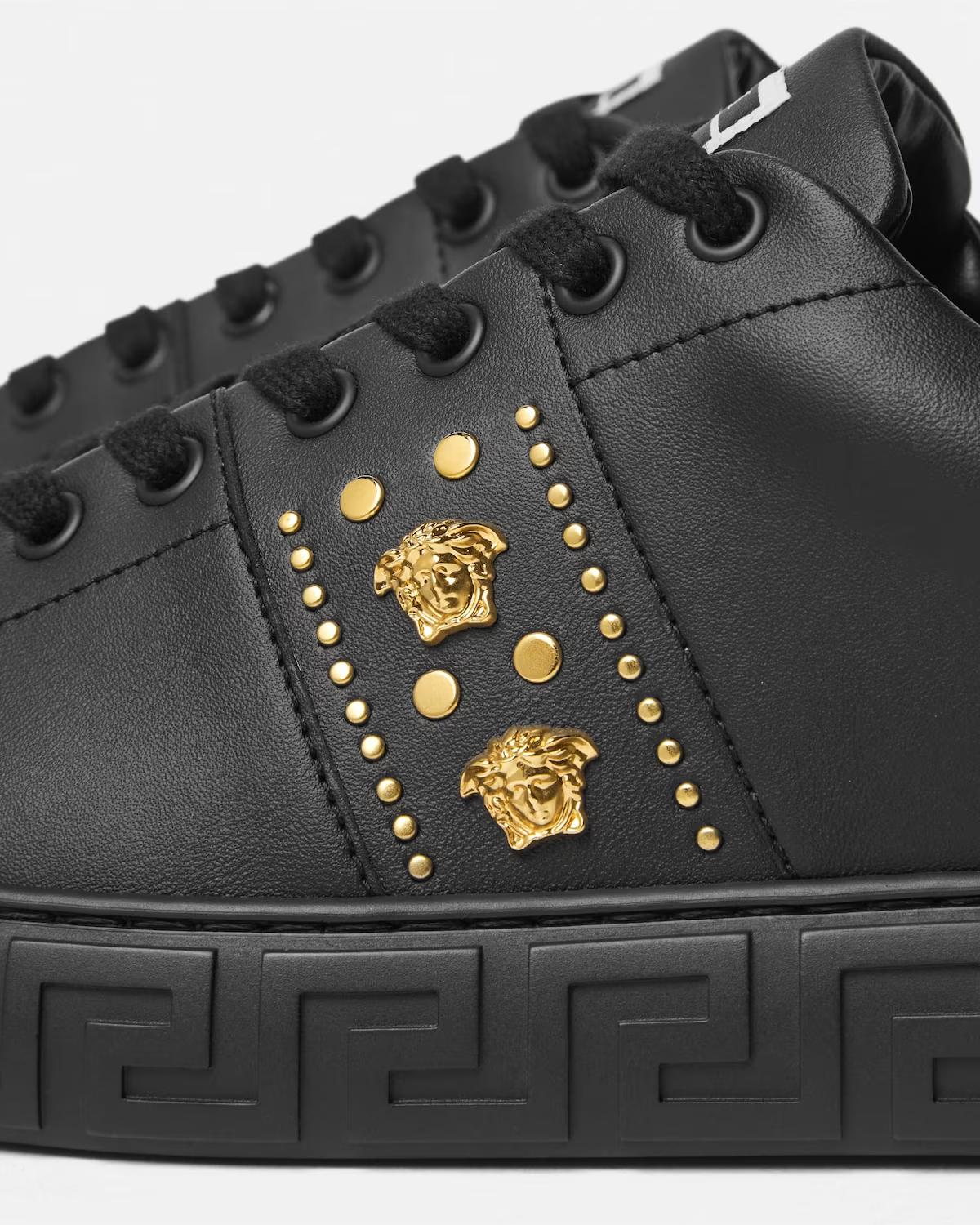 Greca Embellished Nylon Sneakers - Image 5