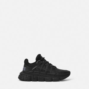 Trigreca Jacquard Leather Sneakers