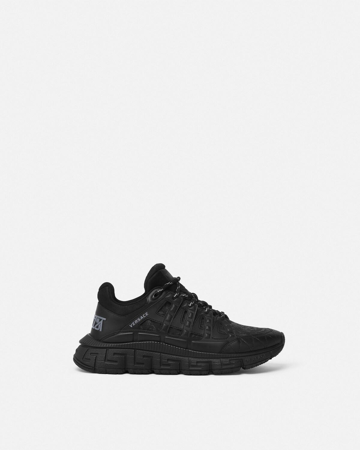 Trigreca Jacquard Leather Sneakers
