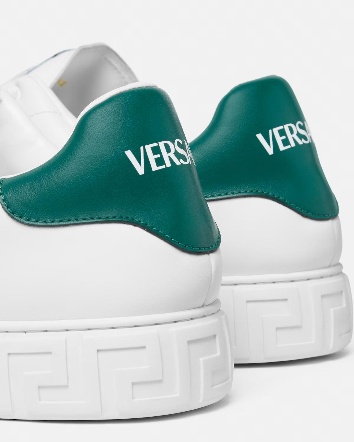 Greca Embroidered Nylon Sneakers - Image 5