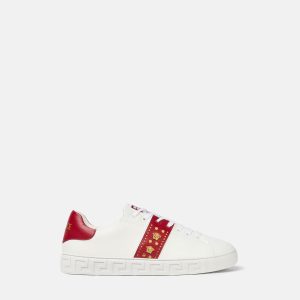 Greca Embellished Sneakers