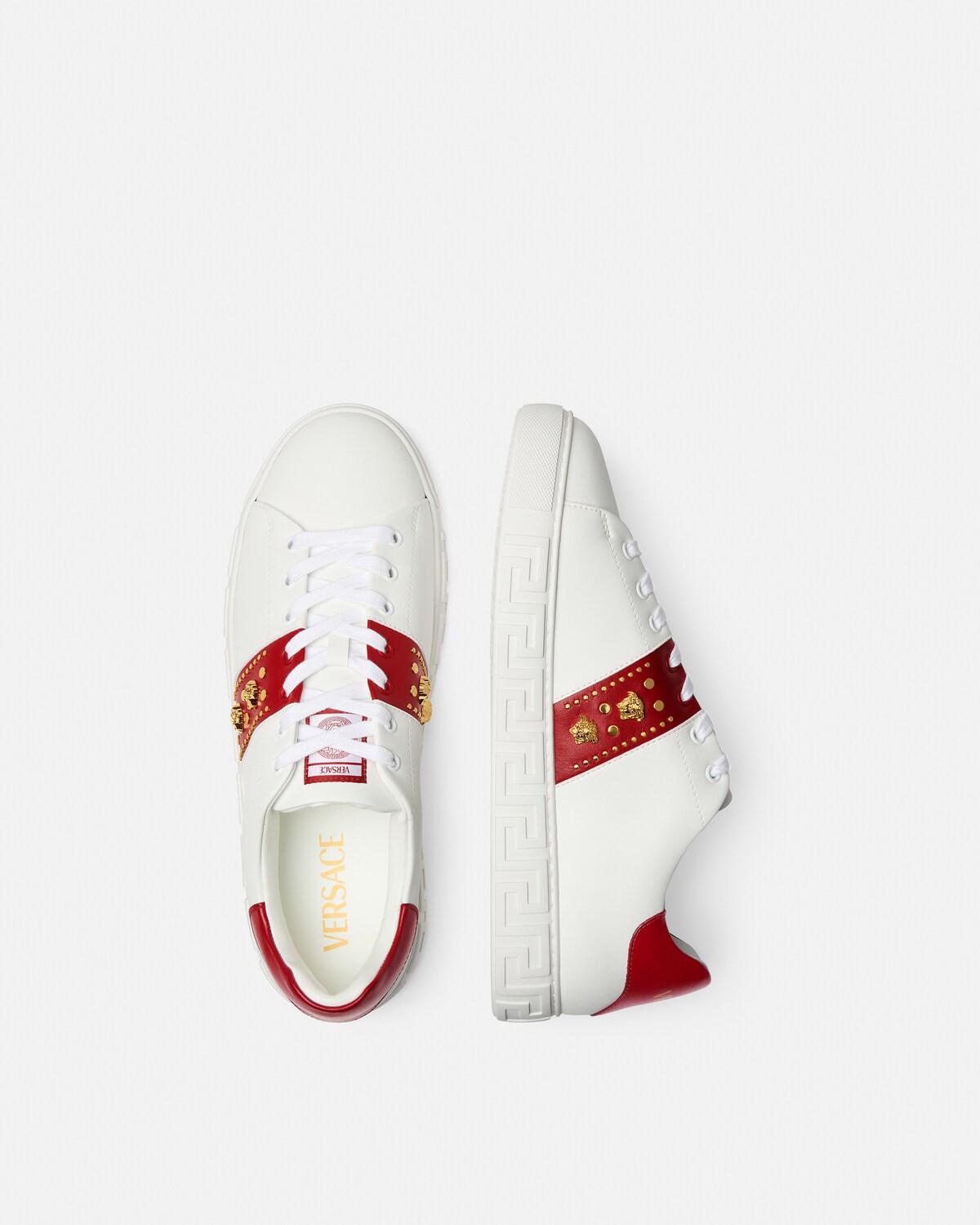 Greca Embellished Sneakers - Image 3