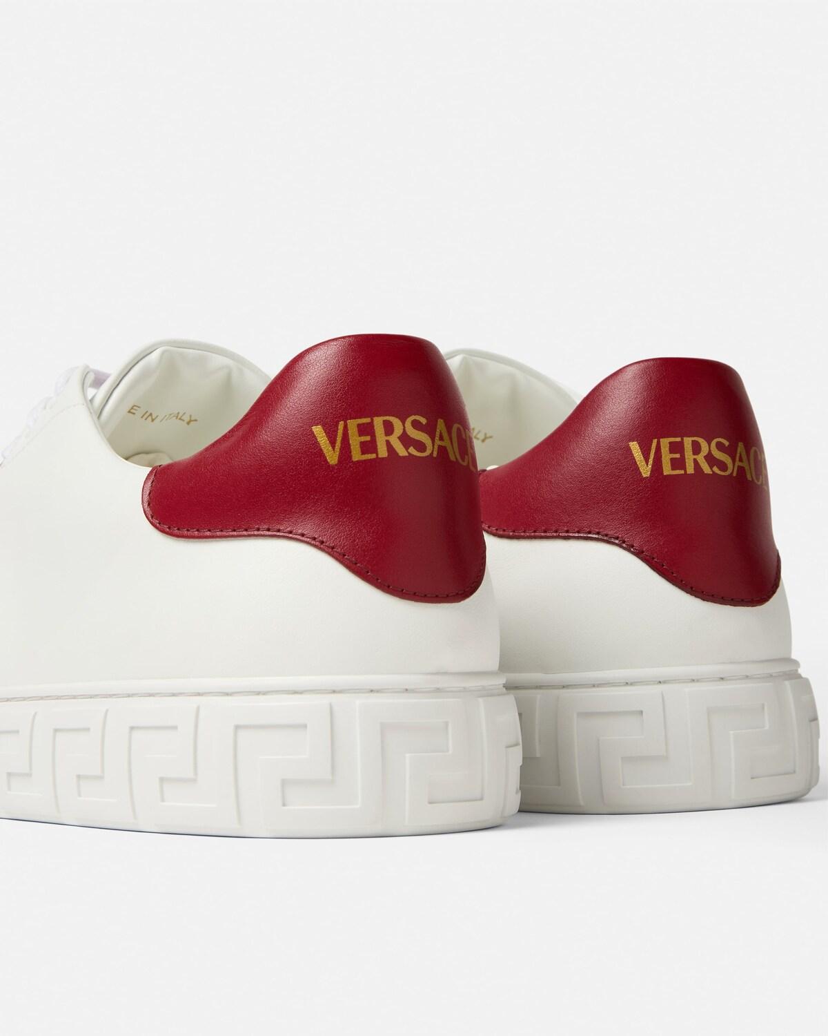 Greca Embellished Sneakers - Image 4